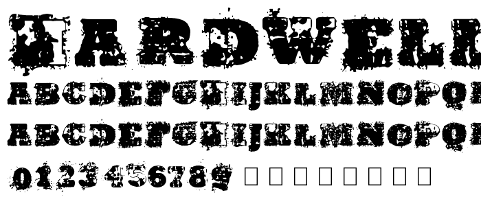 Hardwell font