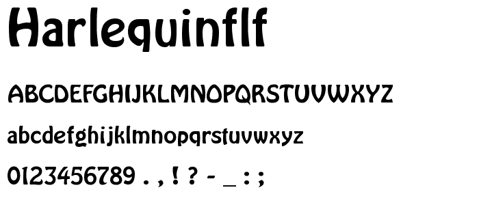 HarlequinFLF font