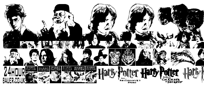 Harry Potter and the Dingbats font