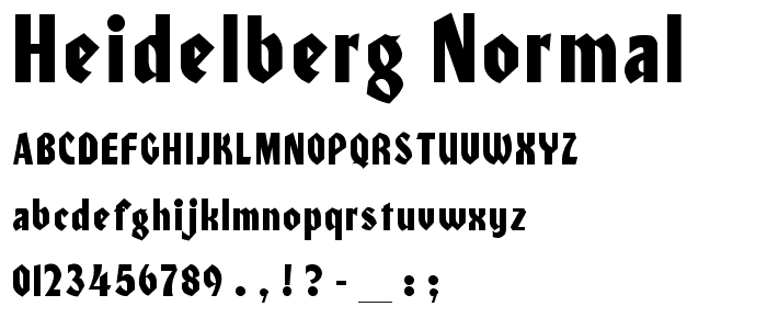 Heidelberg-Normal police