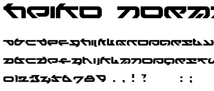 Heiko Normal font