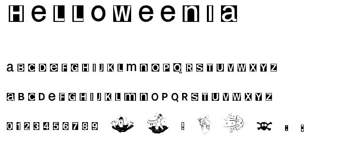 HelloweeniA font