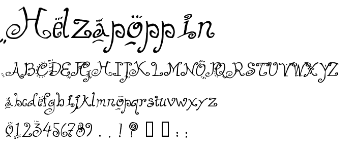 Helzapoppin™ font