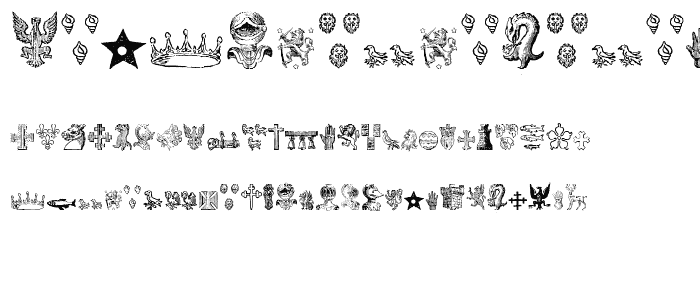 HeraldicDevices font