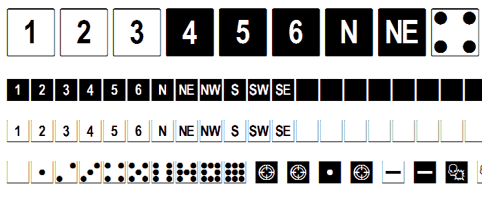 Hexahedron font