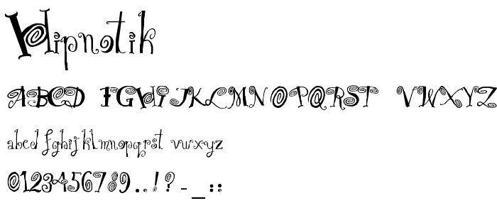 HipnOtik font