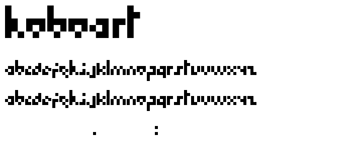 Hoboart font