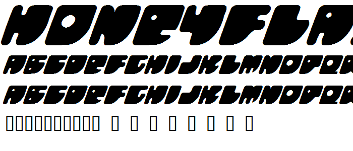 Honeyflash font