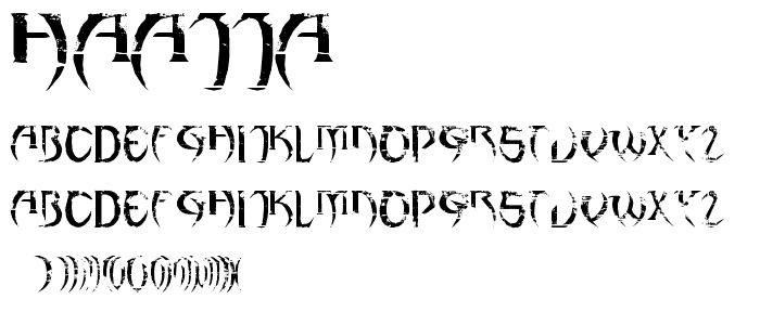 haAJJA font