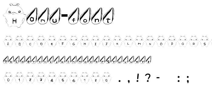 hamu Font font