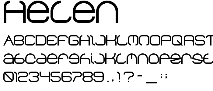 helen font