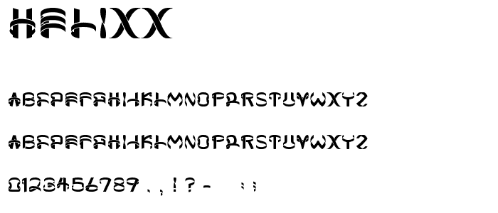 helixx font