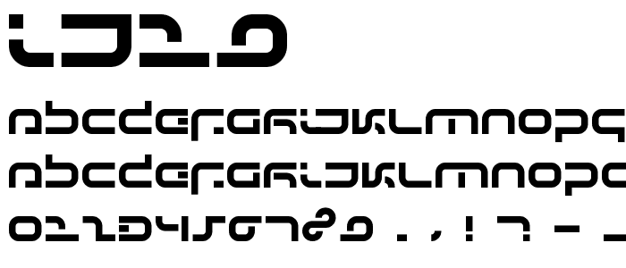 IJ19 font