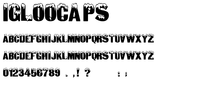 IglooCaps font