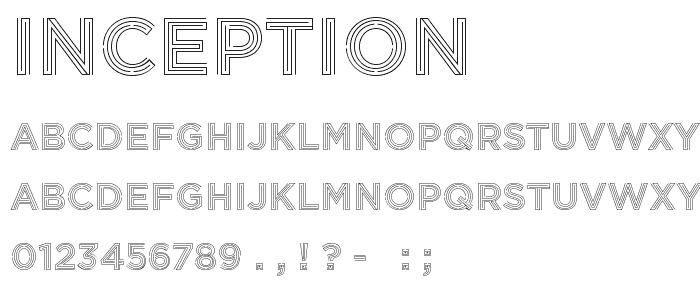 Inception font
