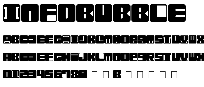 Infobubble font