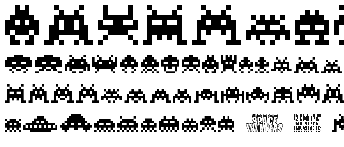 Invaders font