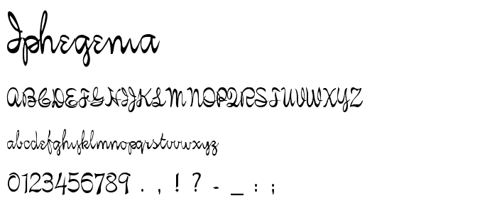 Iphegenia™ font