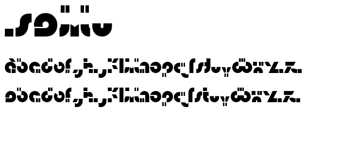 Isamu font