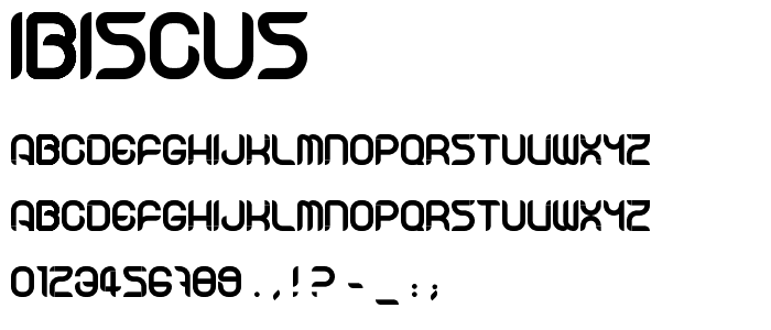 ibiscus font