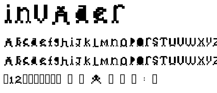 invader font