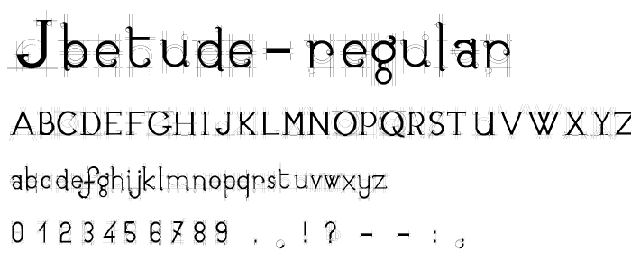 JBEtude-Regular font