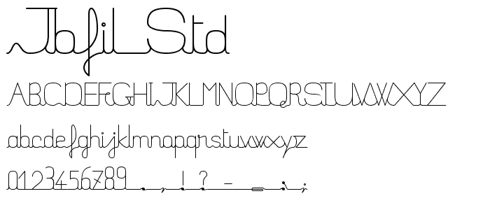 JBFil_std font