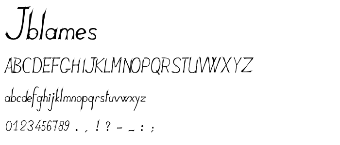 JBLames font