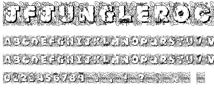 JFJungleRock font