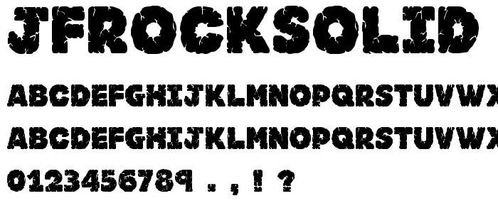 JFRockSolid font
