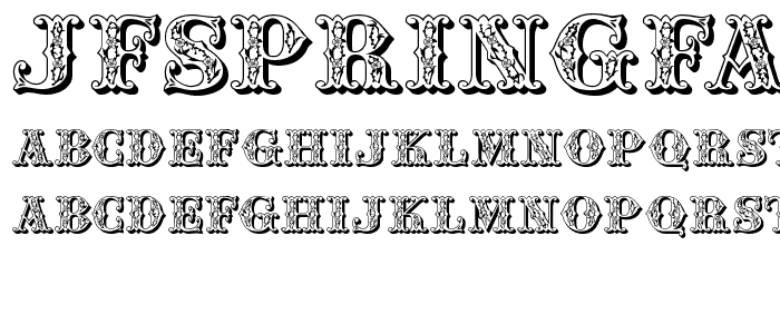 JFSpringFair font