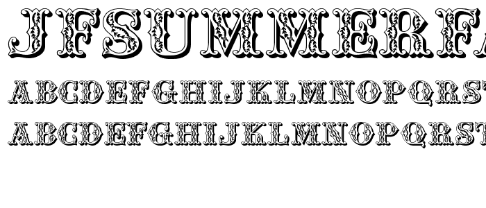 JFSummerFair font