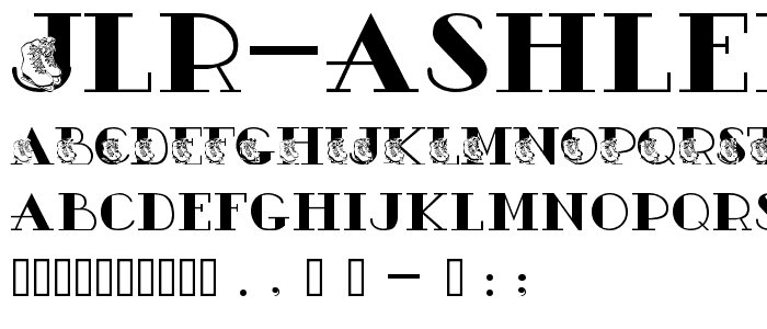 JLR Ashleigh s Skates font