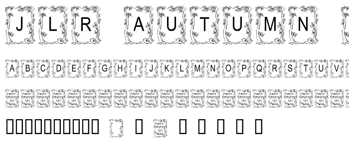 JLR Autumn2000 AH font