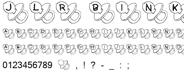 JLR Binky font