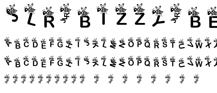 JLR Bizzy Beez font