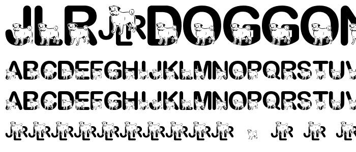JLR Doggon  font