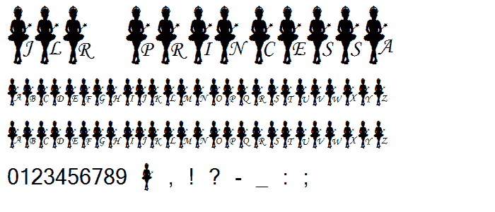 JLR Princessa font