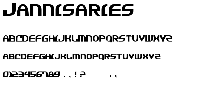 Jannisaries font