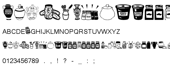 Jars font