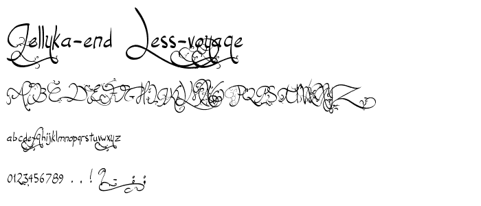 Jellyka End_less Voyage font