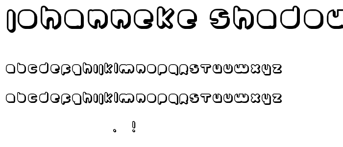 Johanneke Shadow font