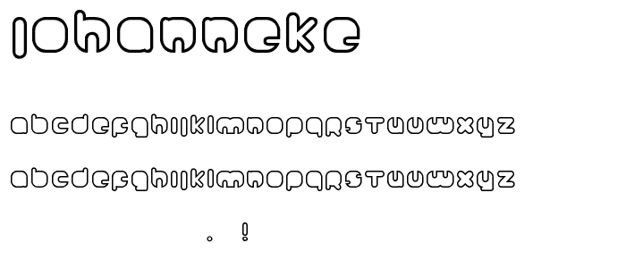 Johanneke font