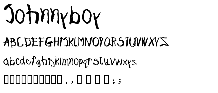 JohnnyBoy font