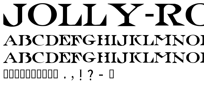 Jolly Roger font
