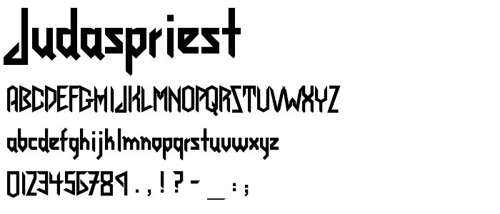 JudasPriest font