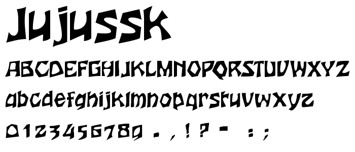 JujuSSK font