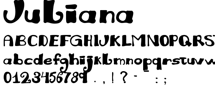 Juliana font