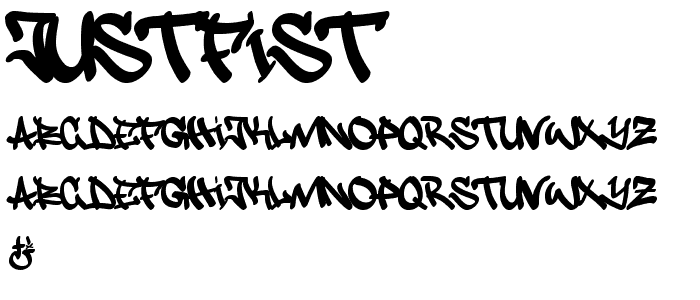 justfist font