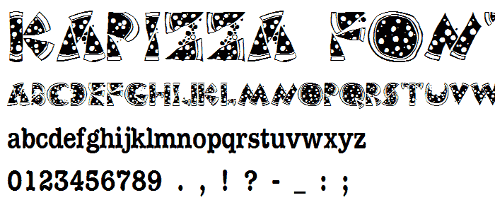 KAPizza font